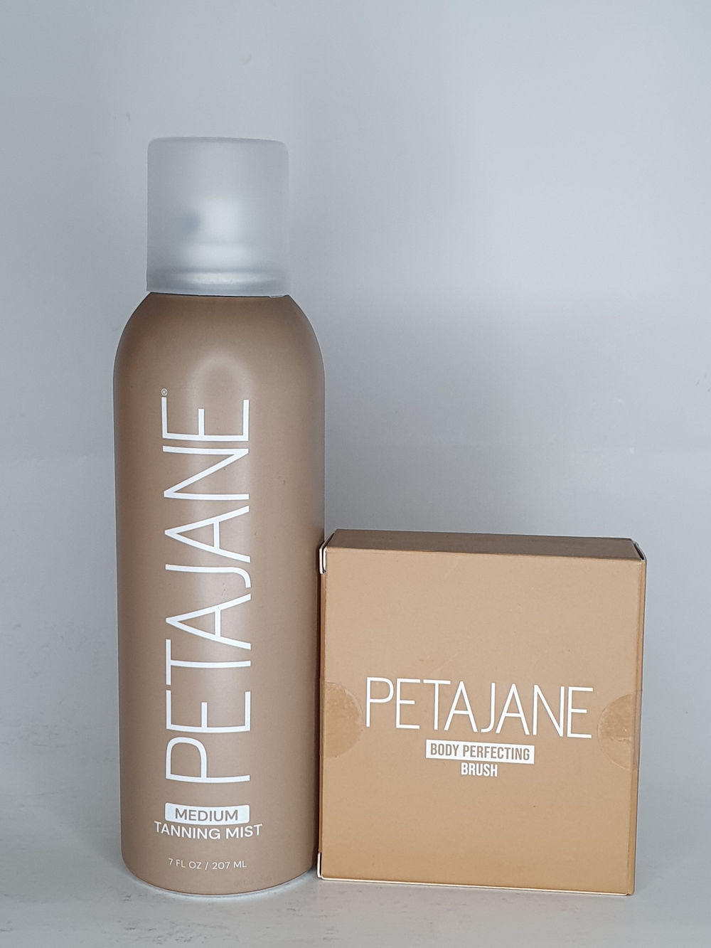 Peta Jane Medium Tanning Mist & Body Perfecting Brush - Nude/Beige (Pack Of 2)